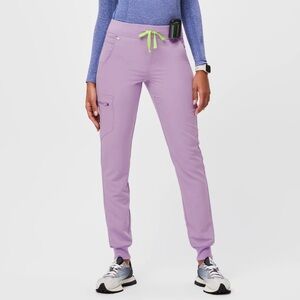 EUC FIGS Zamora Joggers Lavender Dew